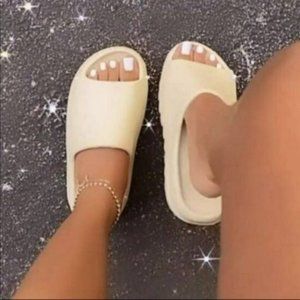 Comfy slides sandals